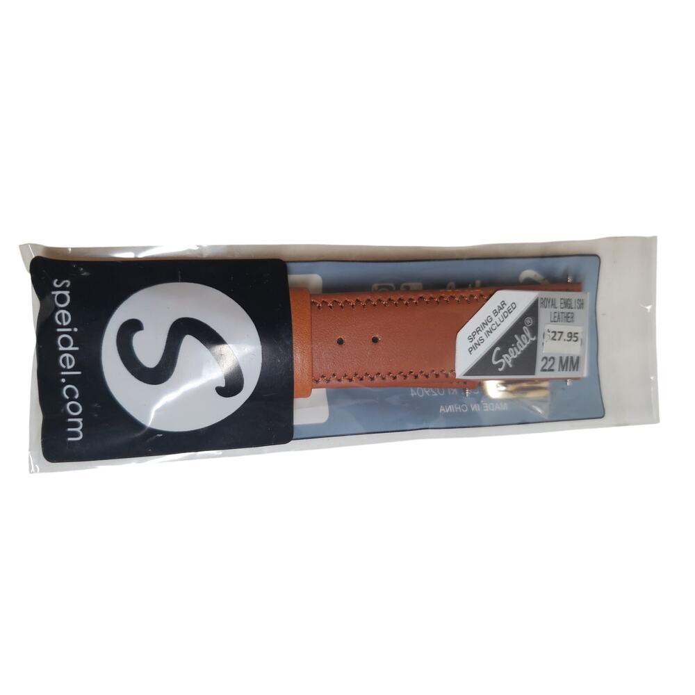 Speidel Watch Band - Royal English Leather - HNY 22mm 965-920